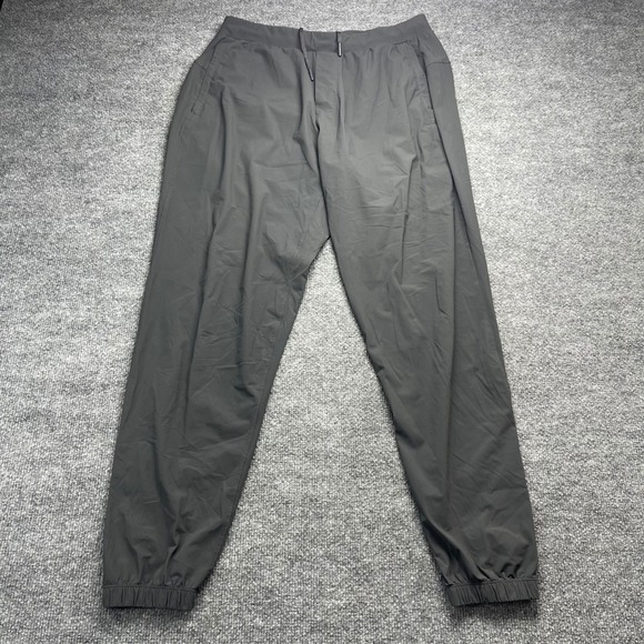 Lululemon Other - Lululemon Surge Jogger Mens Large Dark Grey Running Training Pants Zipper Cuffs